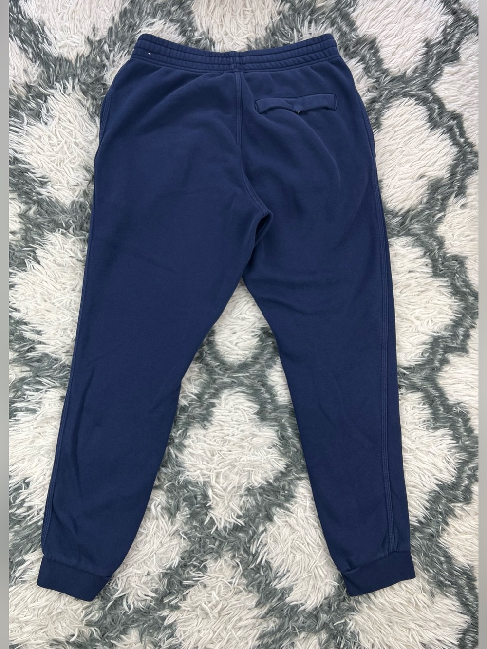 Nike Sportswear Men’s Navy Fleece Joggers Sweatpants Tapered Leg 716830-410 M - Picture 10 of 12